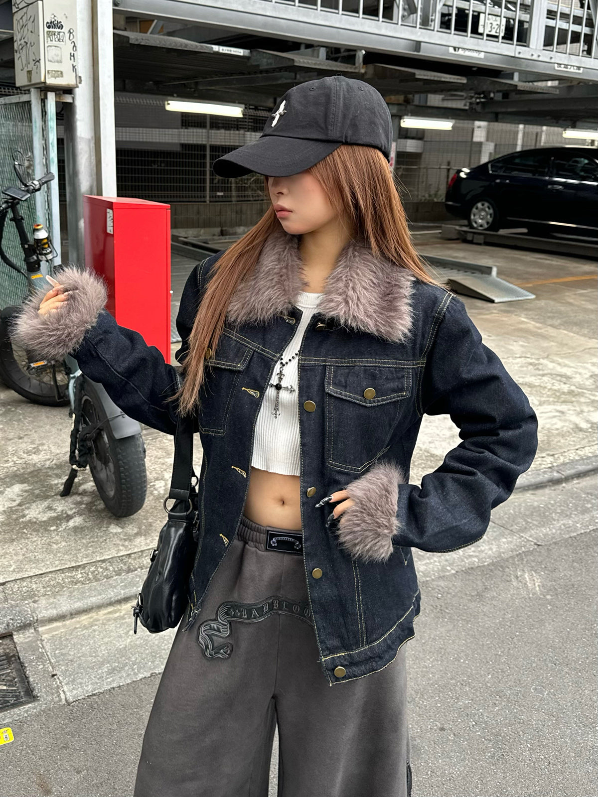 ファーライクカラーデニムジャケット – ANDOR ONLINE