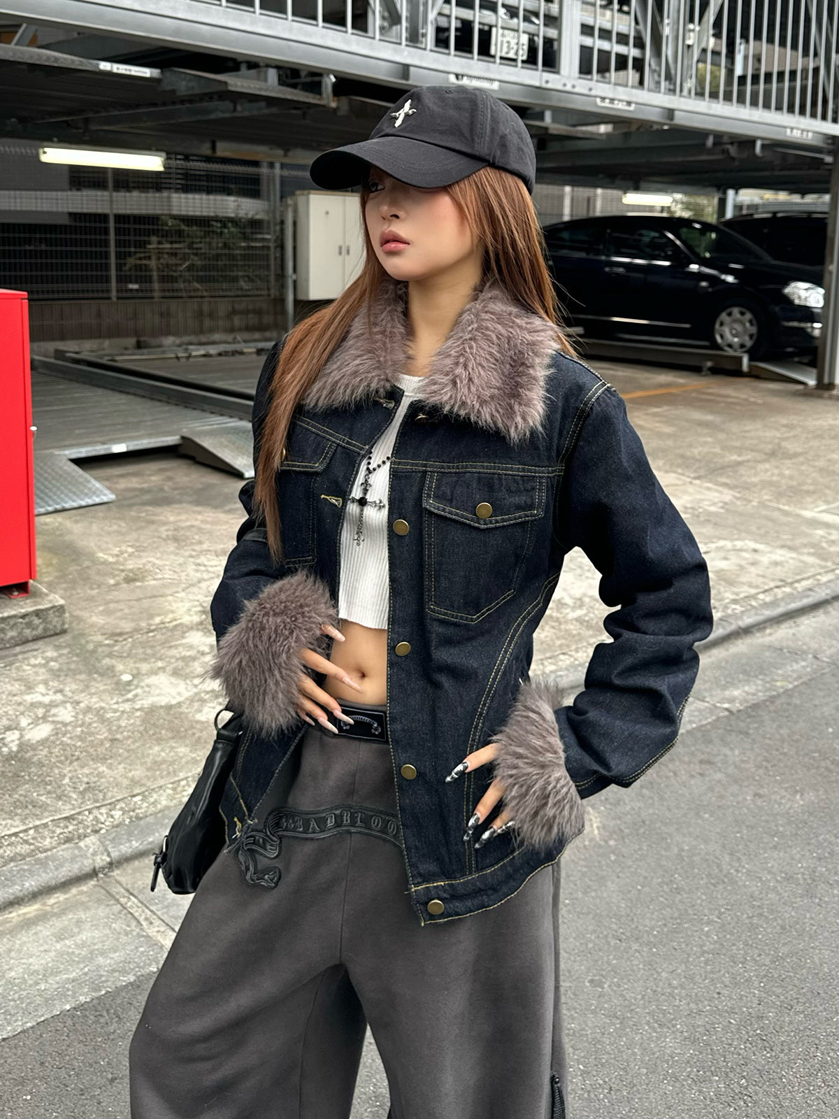 ファーライクカラーデニムジャケット – ANDOR ONLINE