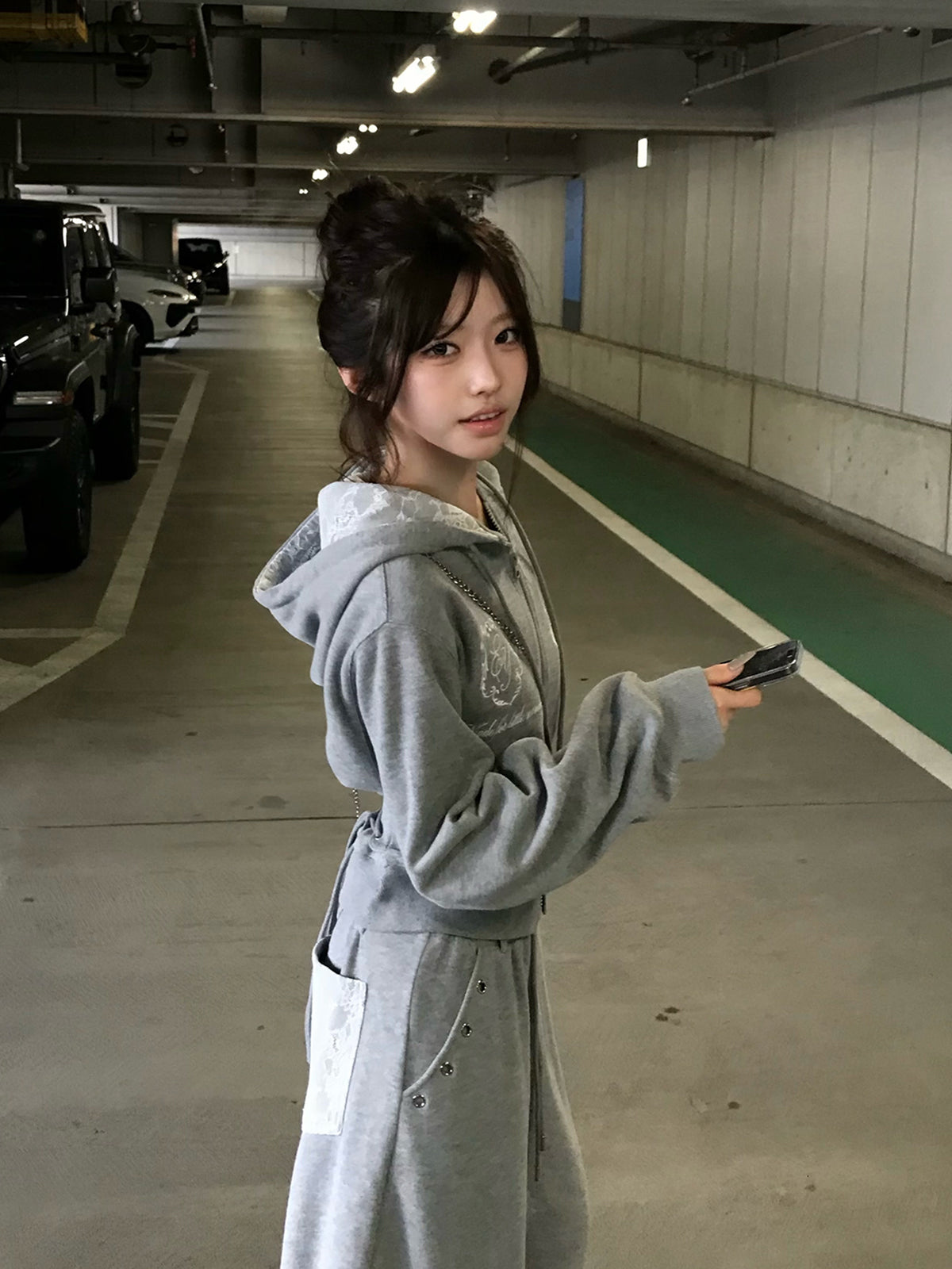 アソートデザインロゴスウェットセットアップ