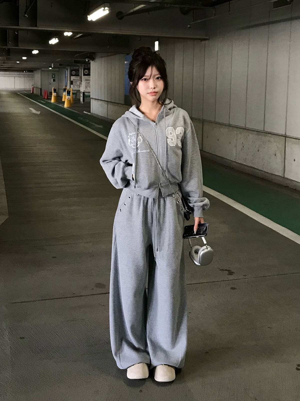 アソートデザインロゴスウェットセットアップ