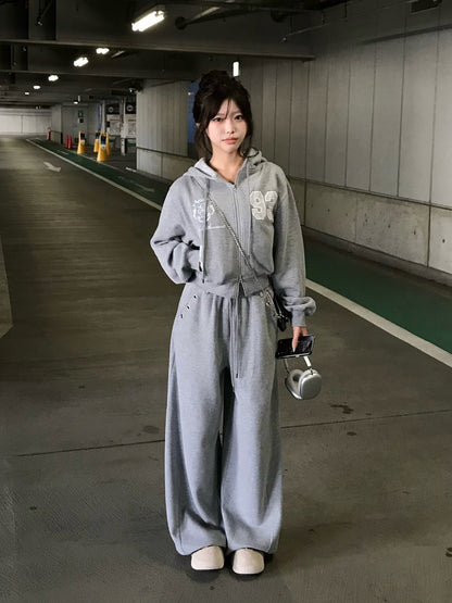 アソートデザインロゴスウェットセットアップ