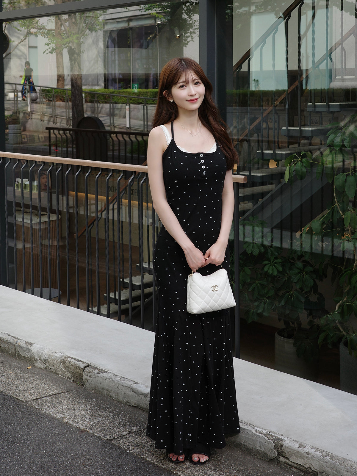 ドッキングリボンマーメイドワンピース