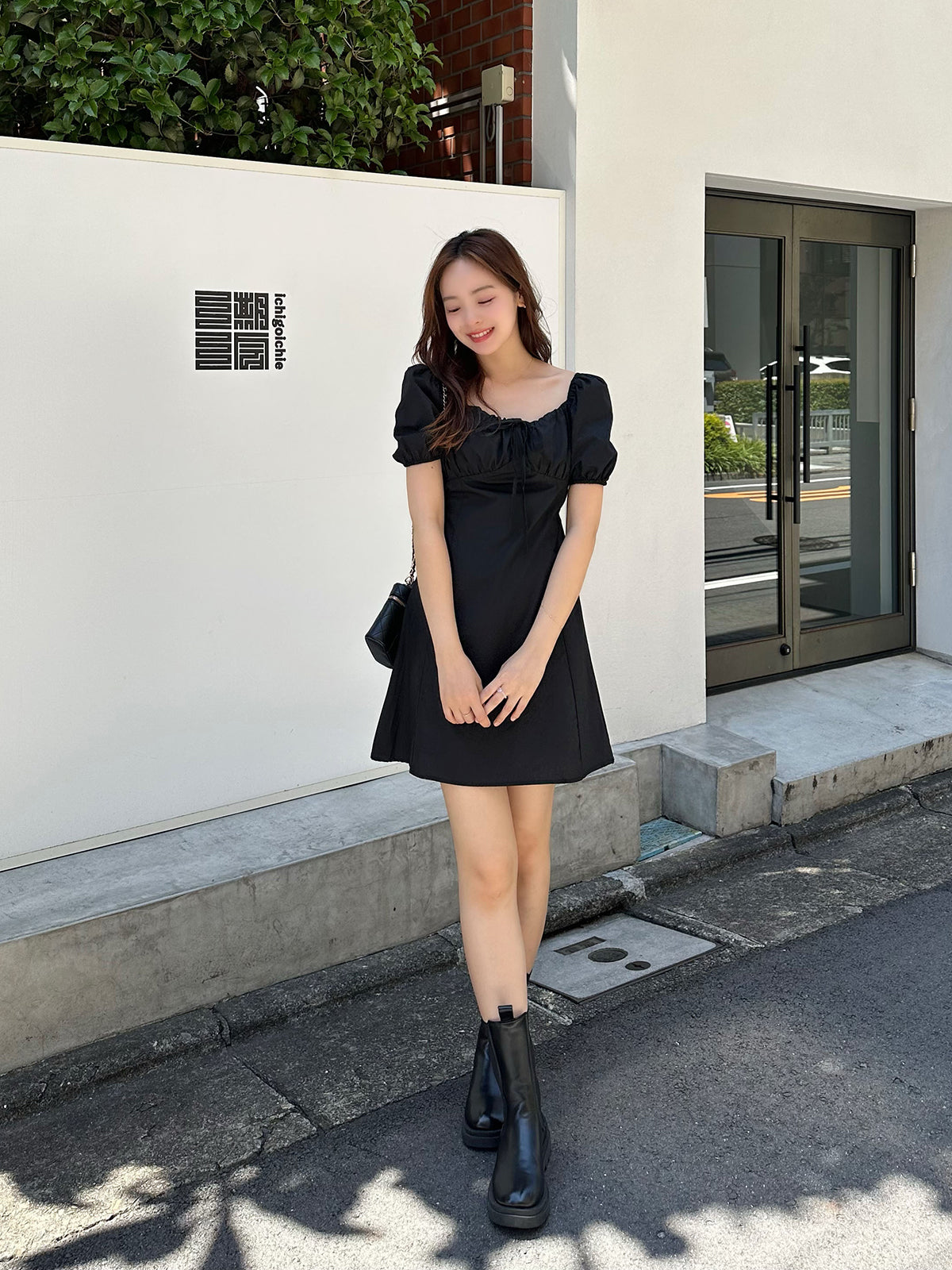 2WAYパフスリーブミニワンピース – ANDOR ONLINE 