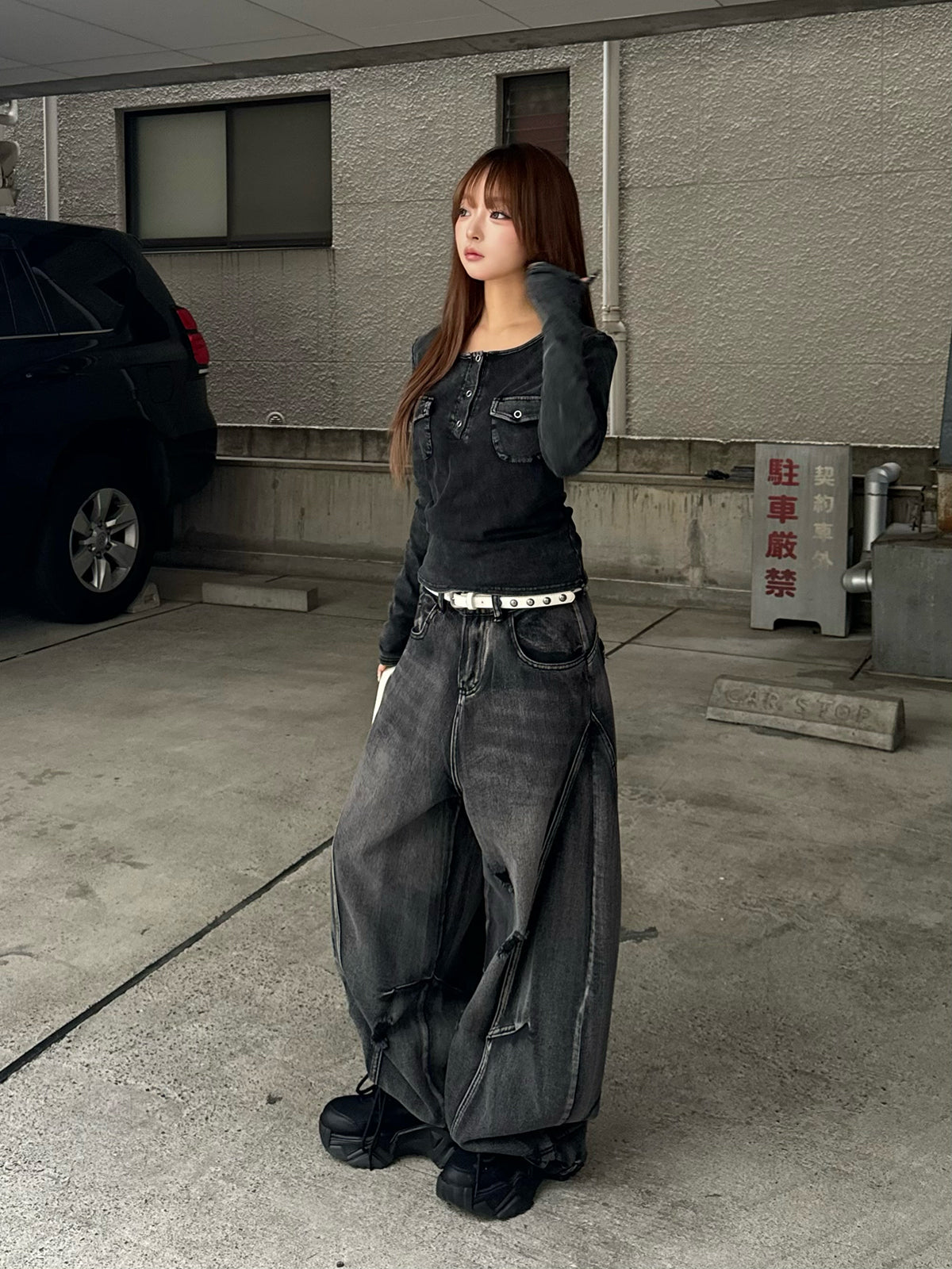 ウォッシュヘンリーネックカットソー – ANDOR ONLINE