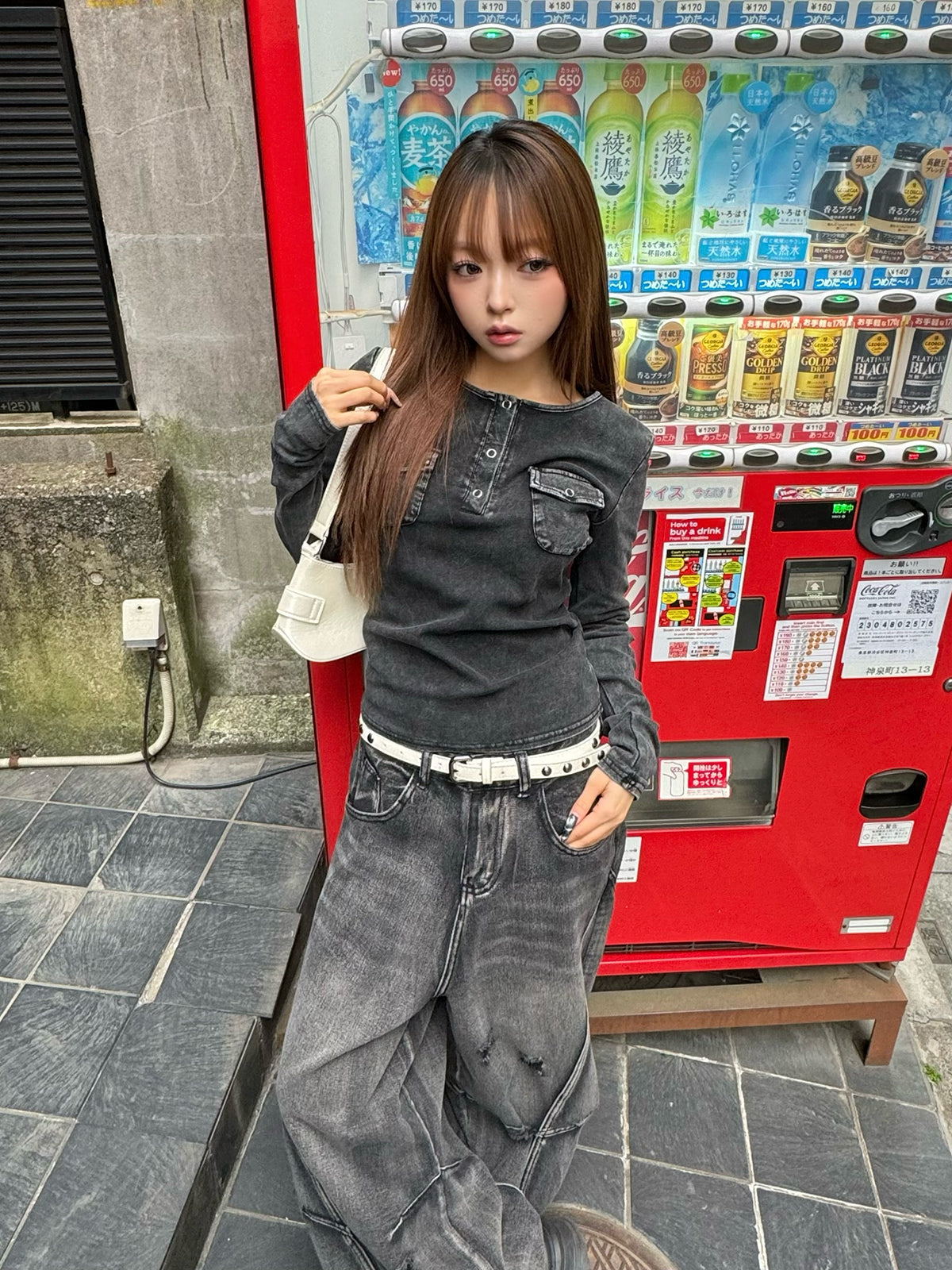 2/12★写真　 水洗亨利领T恤