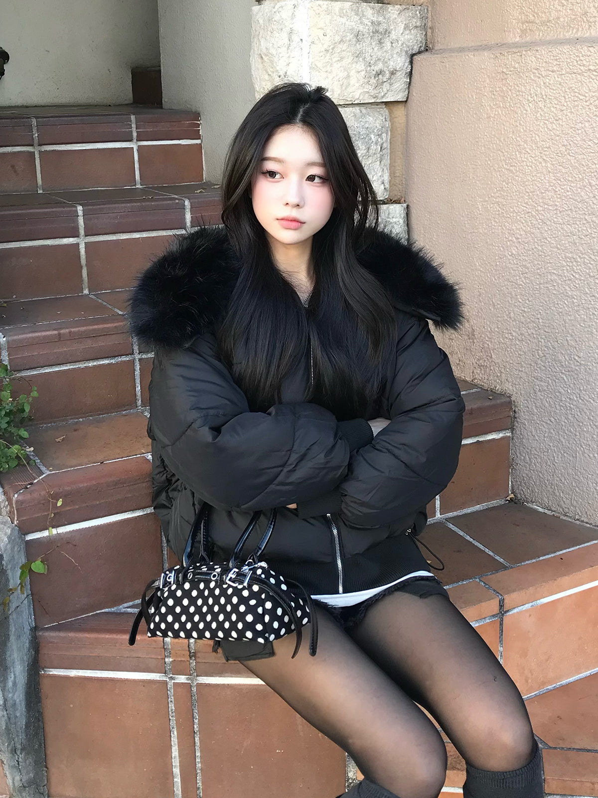 ドットミニショルダーバッグ