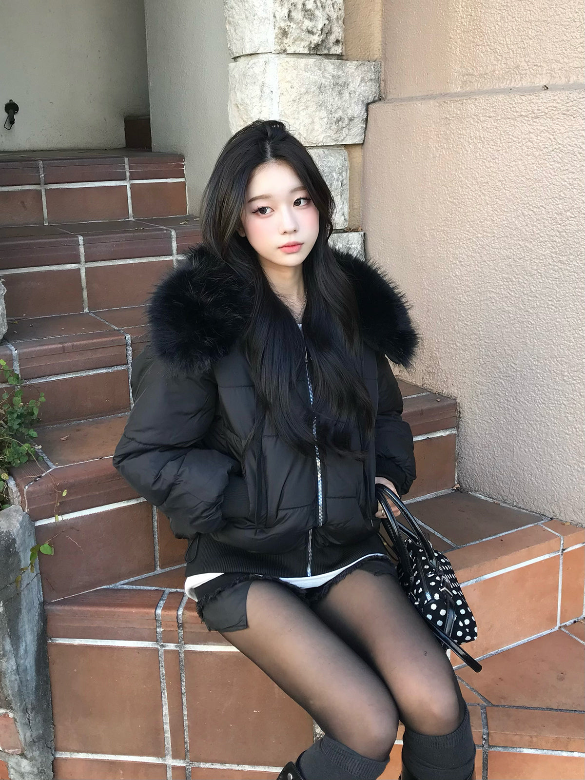 emmy　ダブルジップファータッチパデッドブルゾン ダブルジップファータッチパデッドブルゾン – ANDOR ONLINE