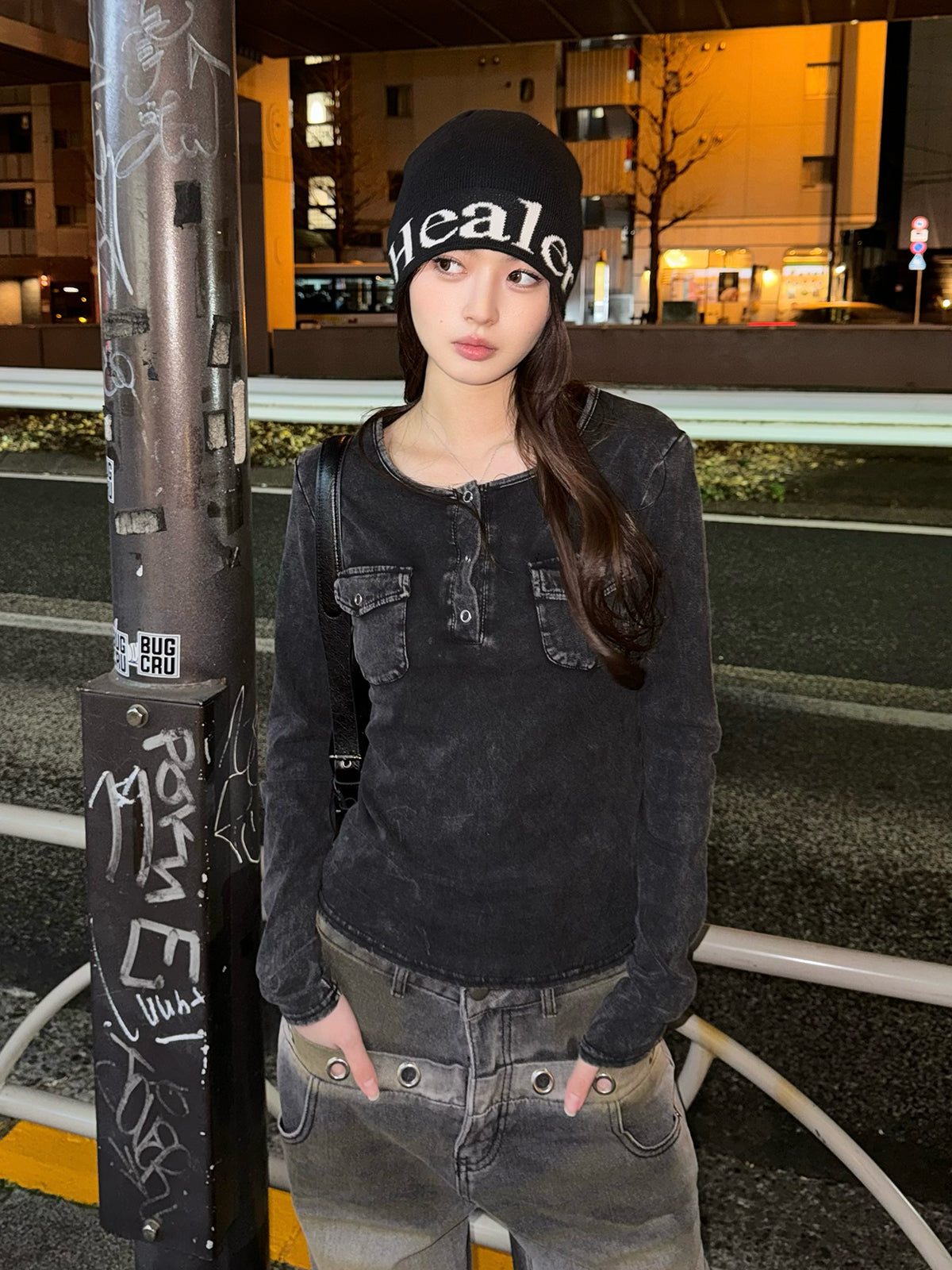 ウォッシュヘンリーネックカットソー – ANDOR ONLINE