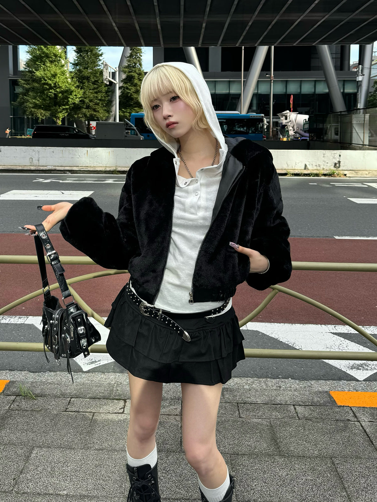 ファータッチフーディーブルゾン