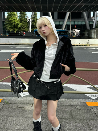 ファータッチフーディーブルゾン