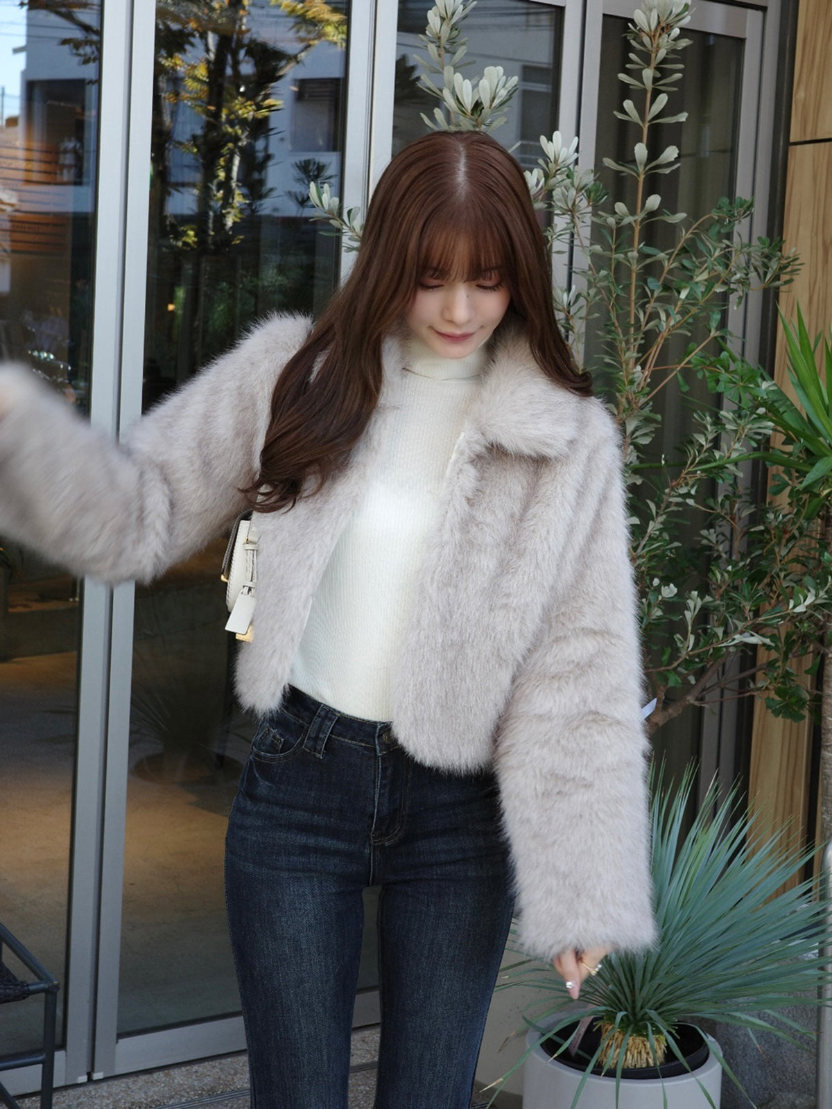 ファーライクカラーショートコート – ANDOR ONLINE