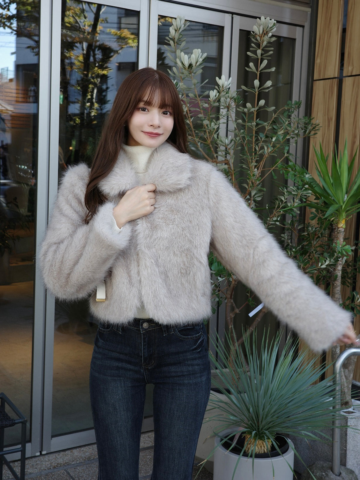 ファーライクカラーショートコート – ANDOR ONLINE