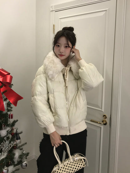 ビッグカラーファータッチブルゾン