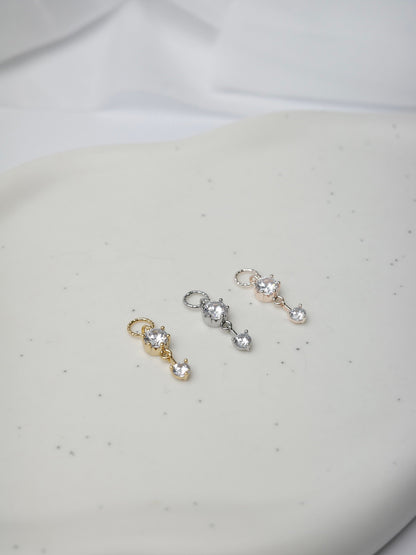 ツインビジューチャーム