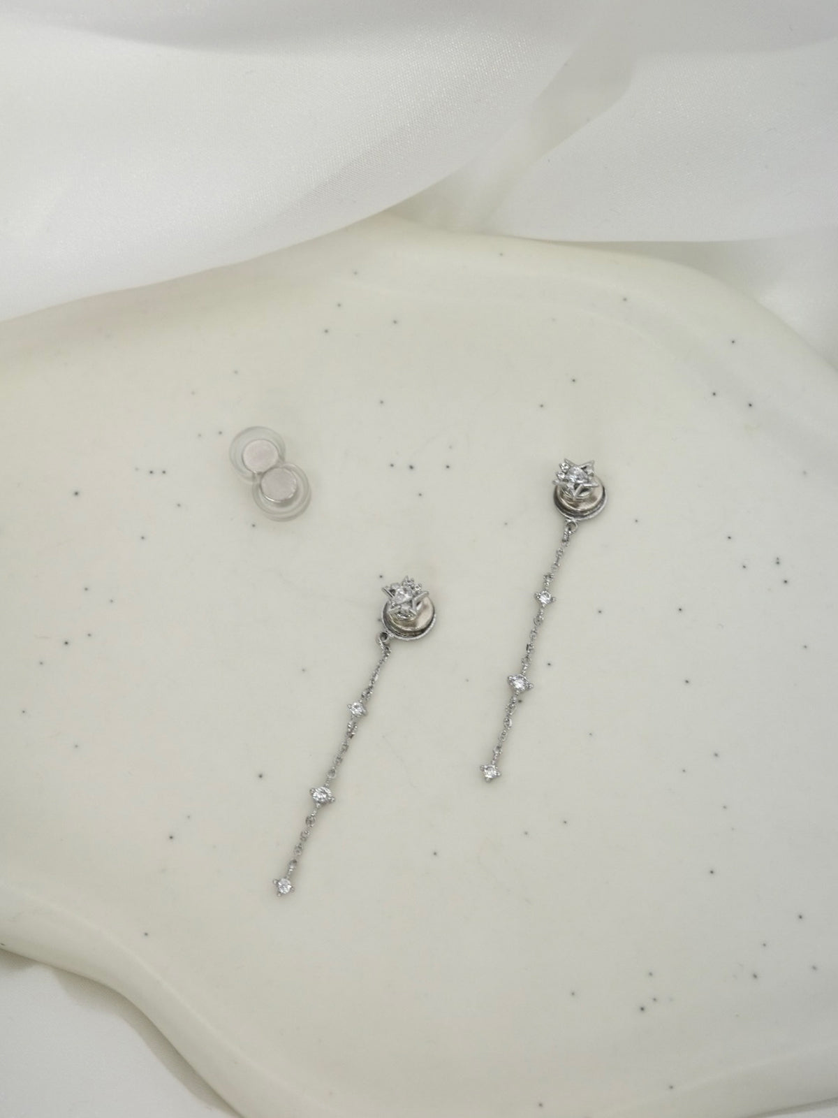 2wayスターラインマグネットピアス