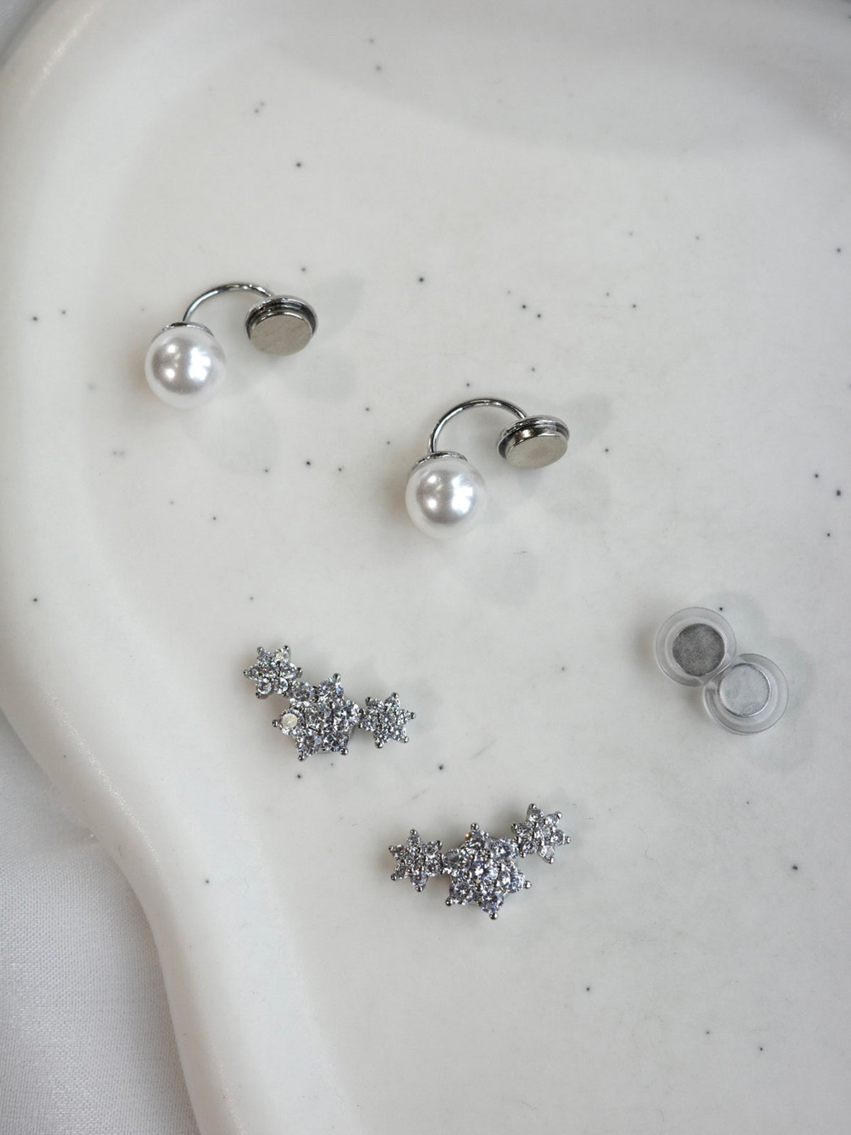 2wayトリニティブルームマグネットピアス